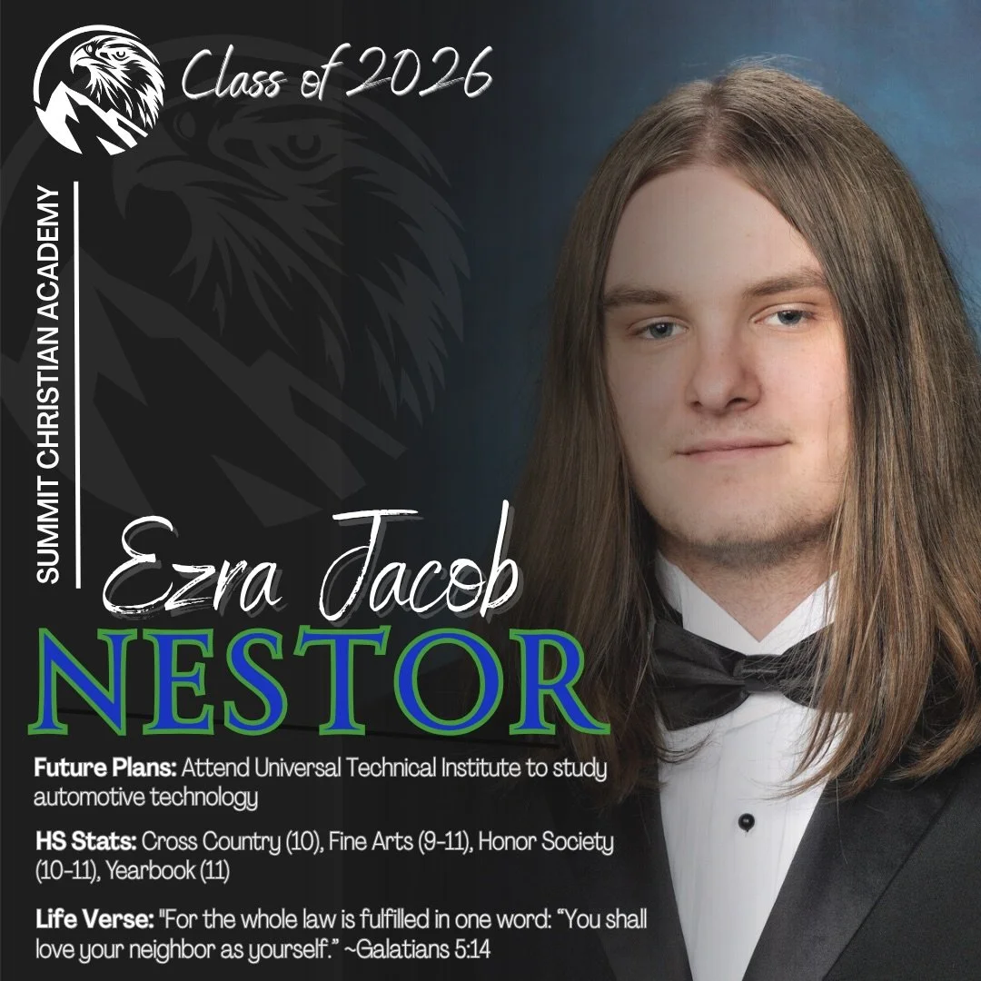 ✨Countdown to Graduation! 

🎓 Senior Spotlight ~ Ezra Jacob Nestor 

We&rsquo;re proud to shine the spotlight on a member of the Class of 2026! We love our seniors. Congratulations! 💚👨🏼&zwj;🎓💙

#SeniorSpotlight #ClassOf2026 #Graduation