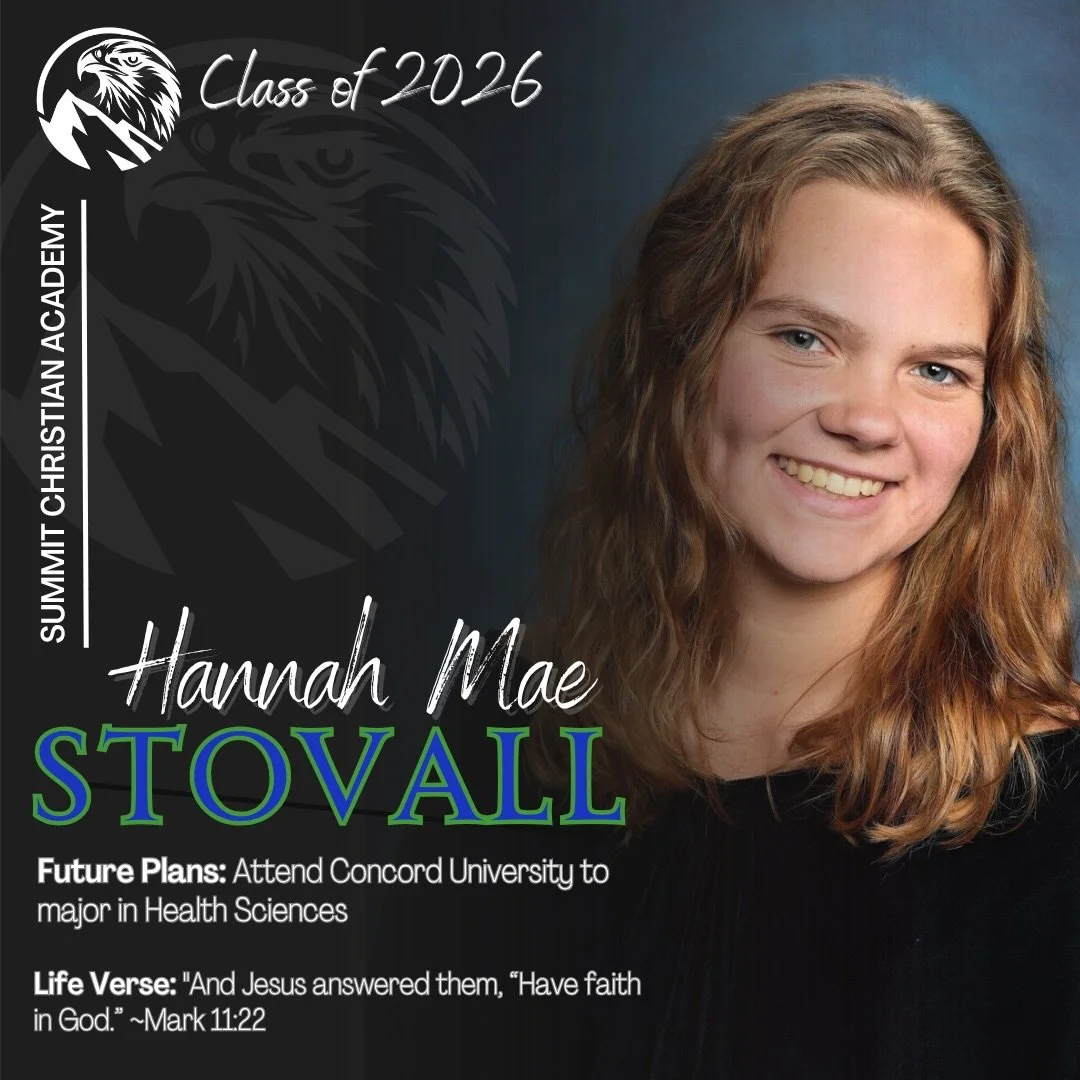 ✨Countdown to Graduation! 

🎓 Senior Spotlight ~ Hannah Mae Stovall 

We&rsquo;re proud to shine the spotlight on a member of the Class of 2026! We love our seniors. Congratulations! 💚👩🏼&zwj;🎓💙

#SeniorSpotlight #ClassOf2026 #Graduation
