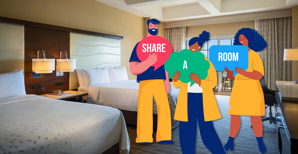 Share A Room — One Harp World