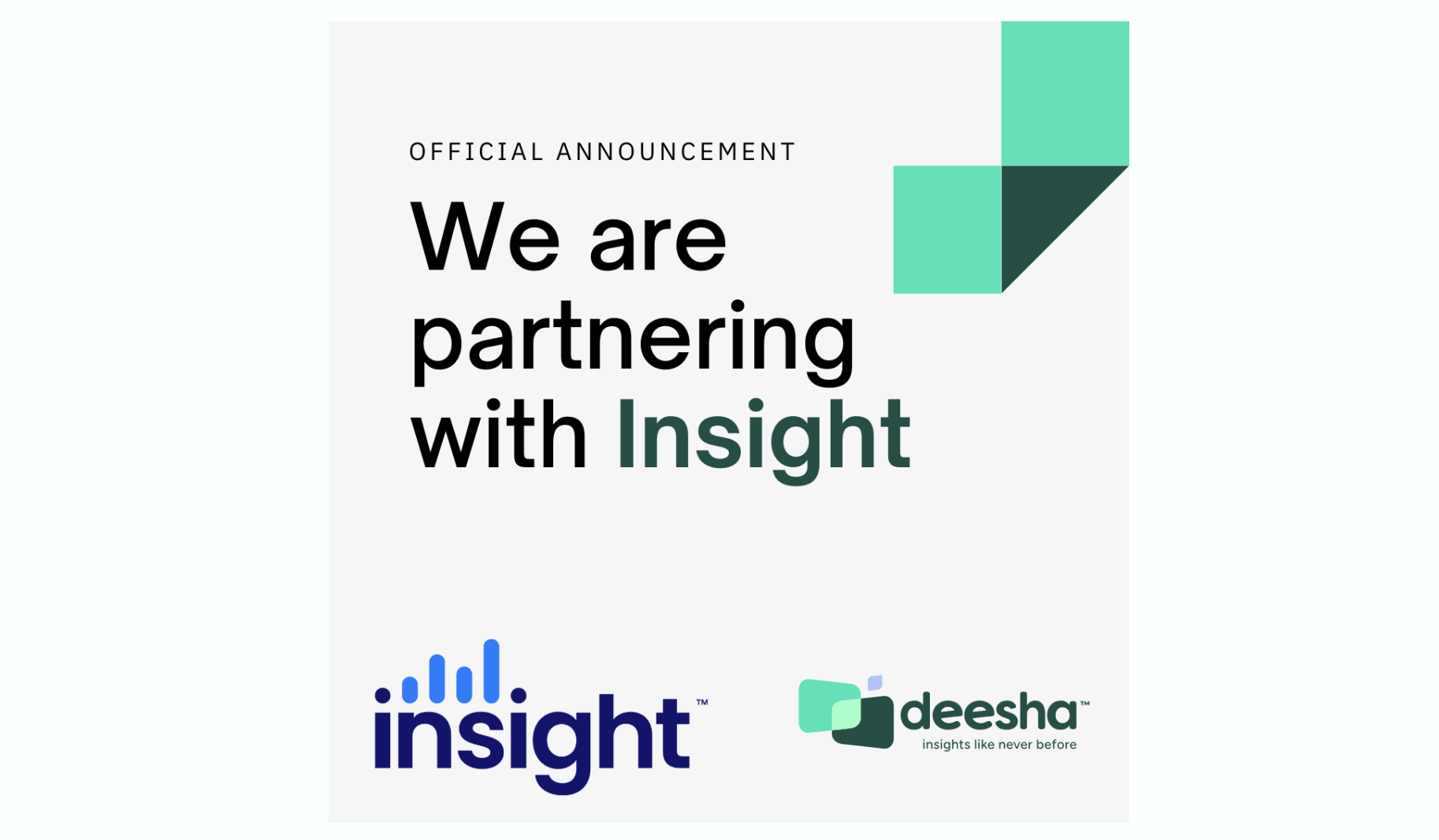 Deesha Partners with Insight to deliver Unified Data Intelligence to primary schools