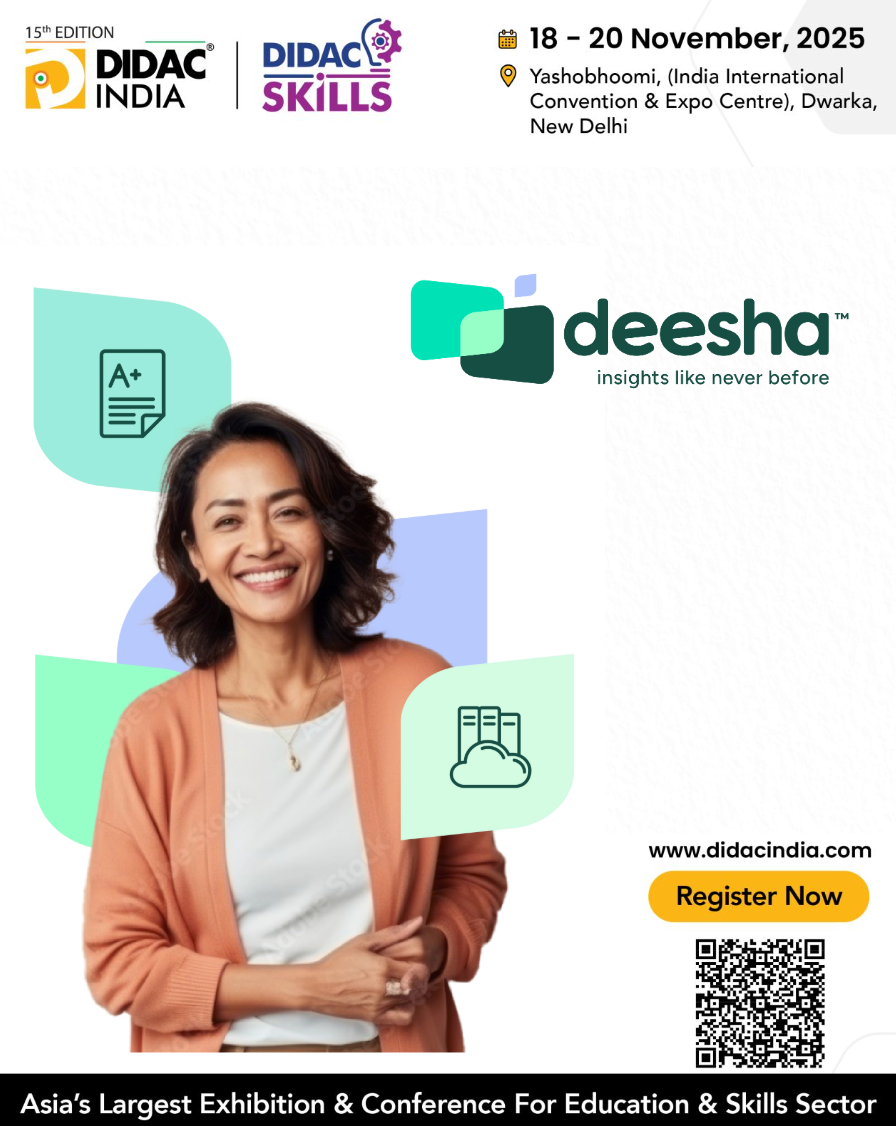 Deesha CEO Sarbani Bose at DIDAC India with BESA UK 