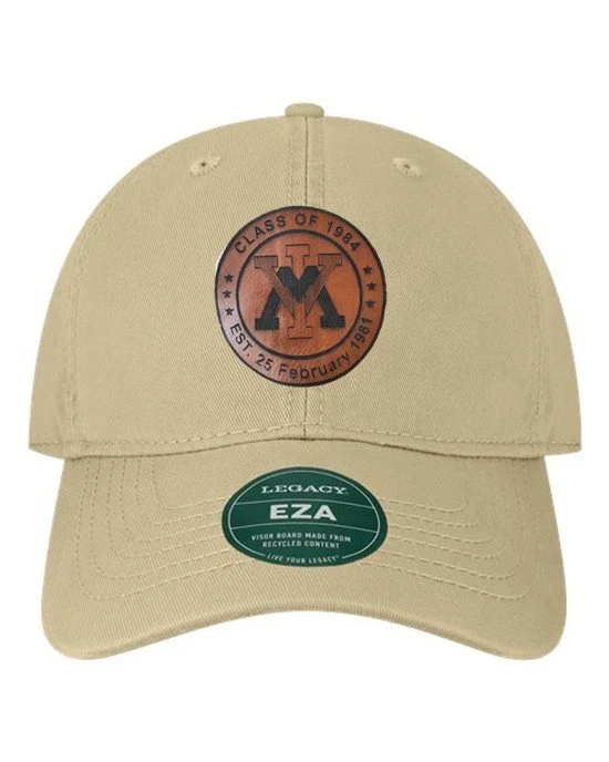Khaki hat with leather patch.jpg