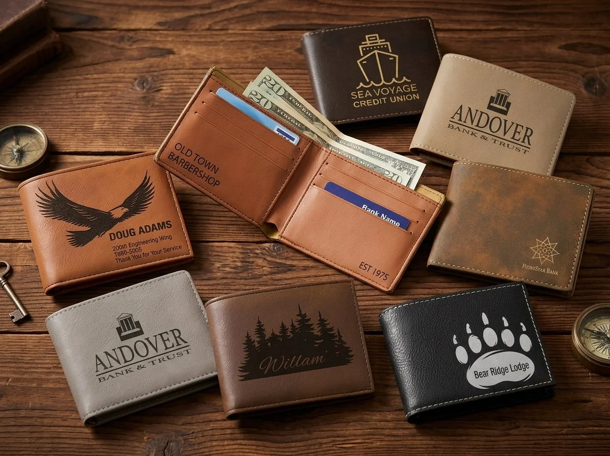 Personalized Leatherette Wallet