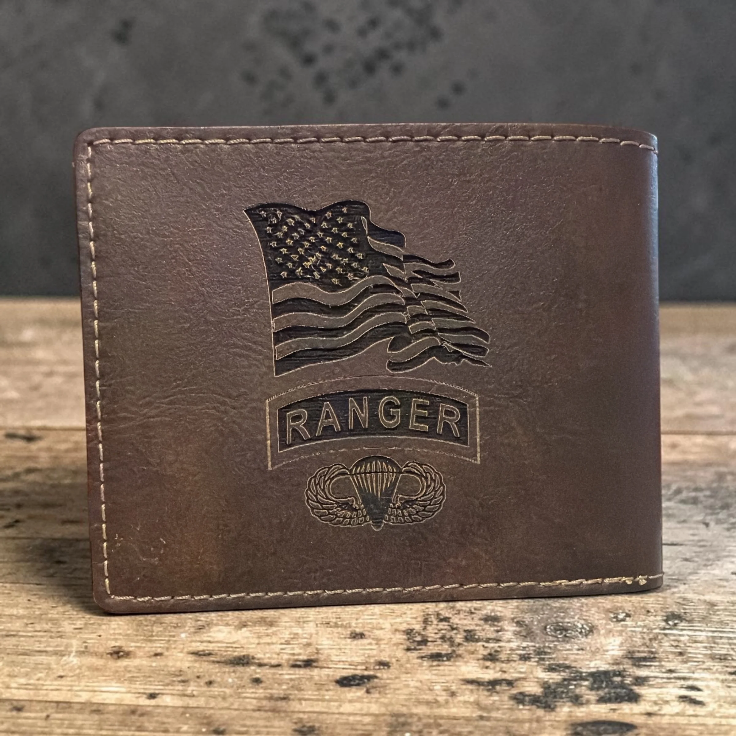Add Text or Logo to the Back of your Wallet