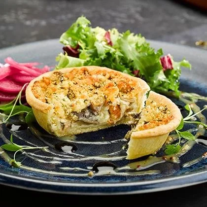 Wild Mushroom & Caramelised Onion Tarts