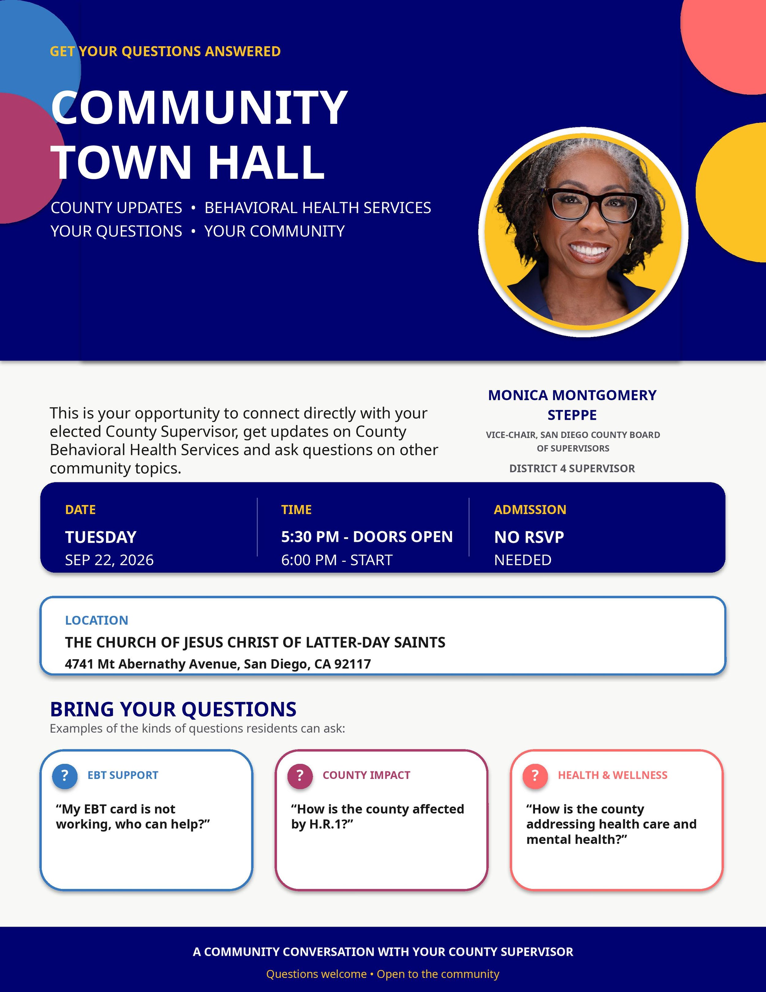 COMMUNITY TOWN HALL