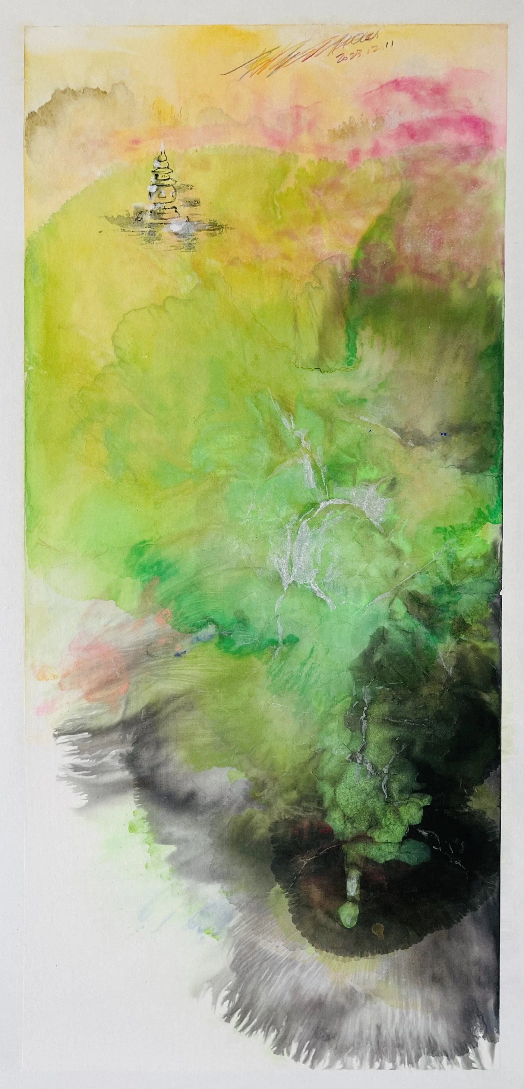 西湖west lake 2023 50x108.5cm.jpeg