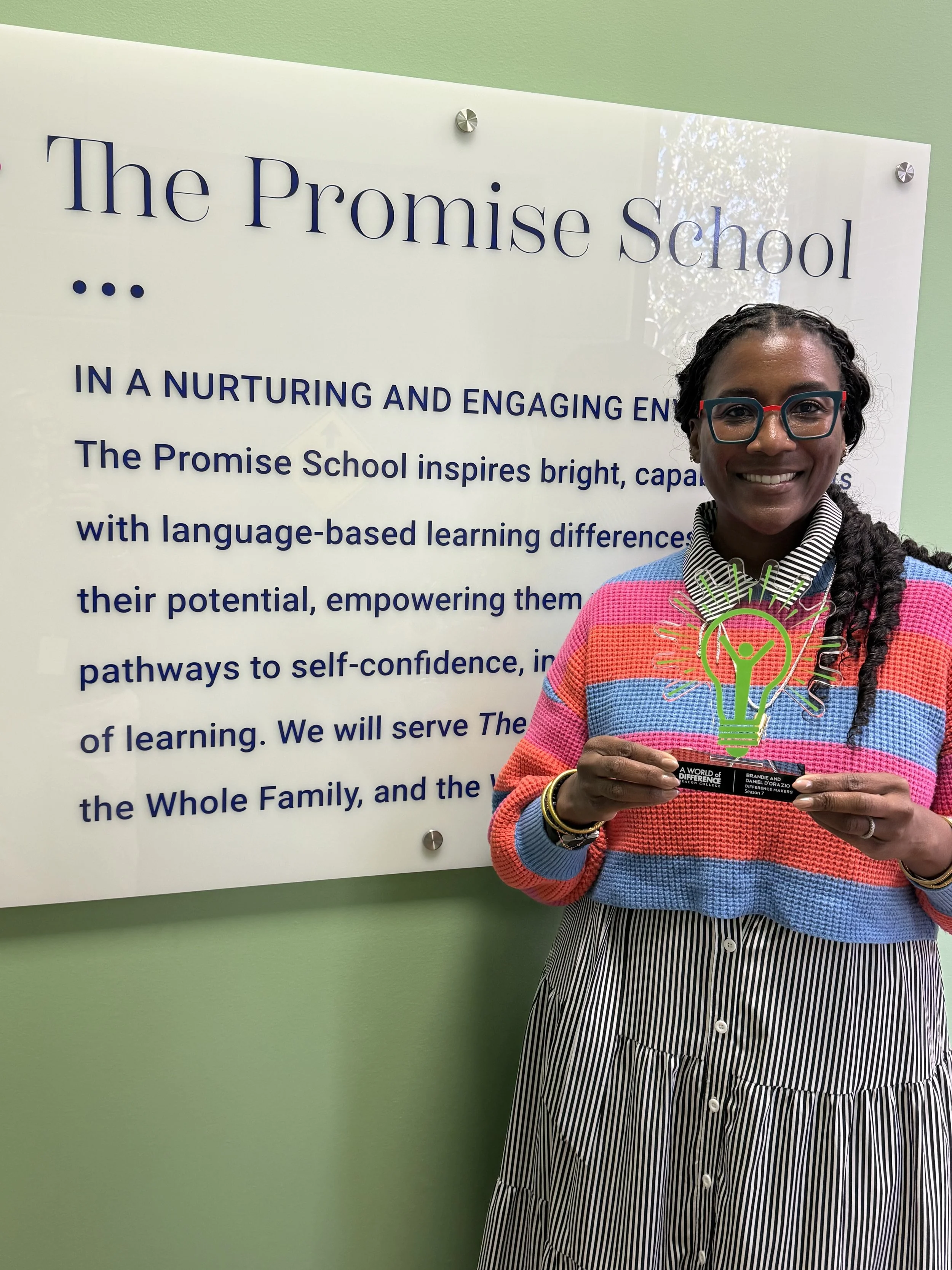 The Promise School is Awarded the “Difference Makers” Trophy