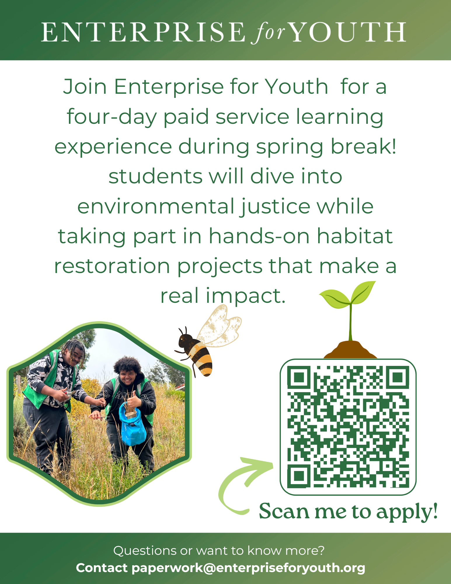 Literacy for Environmental Justice Work Week