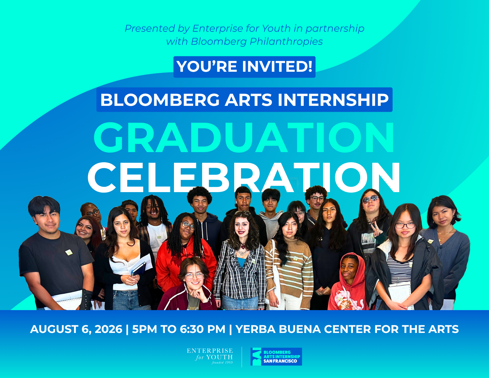 Bloomberg Arts Internships Graduation