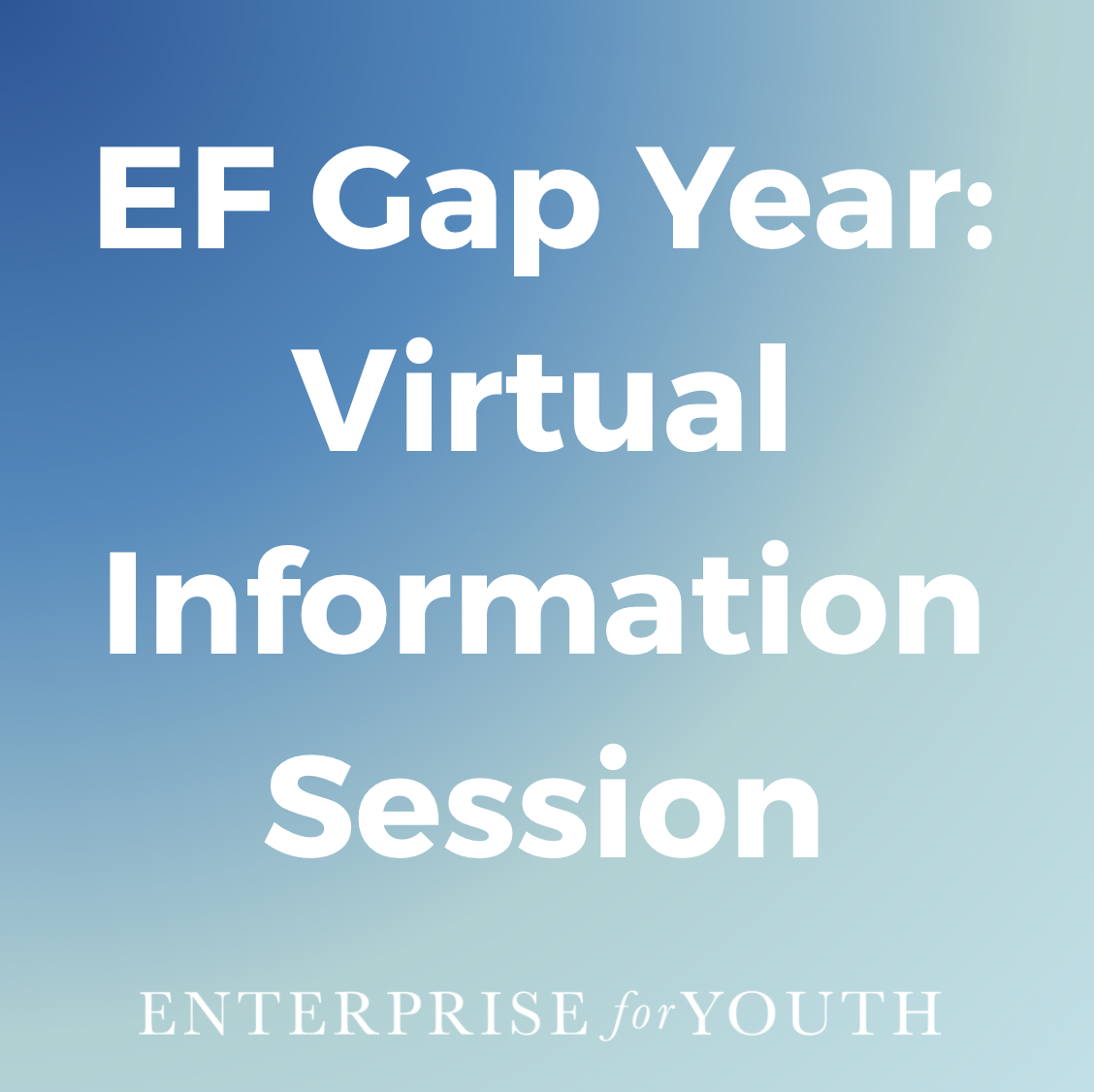 EF Gap Year: Virtual Information Session