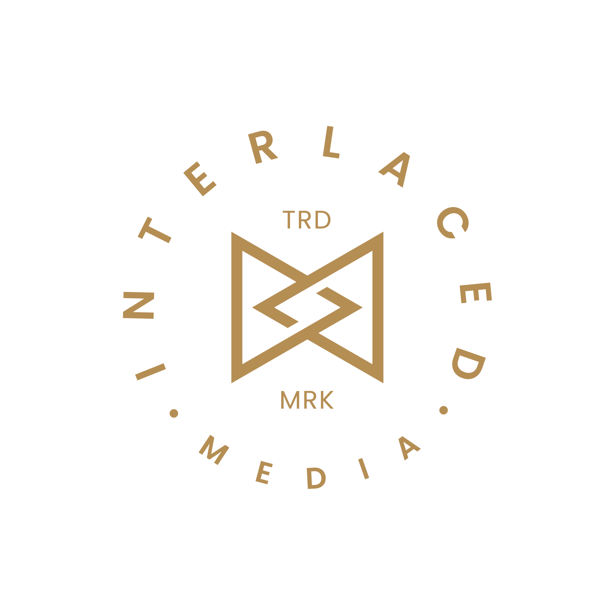 interlaced media gold emblem