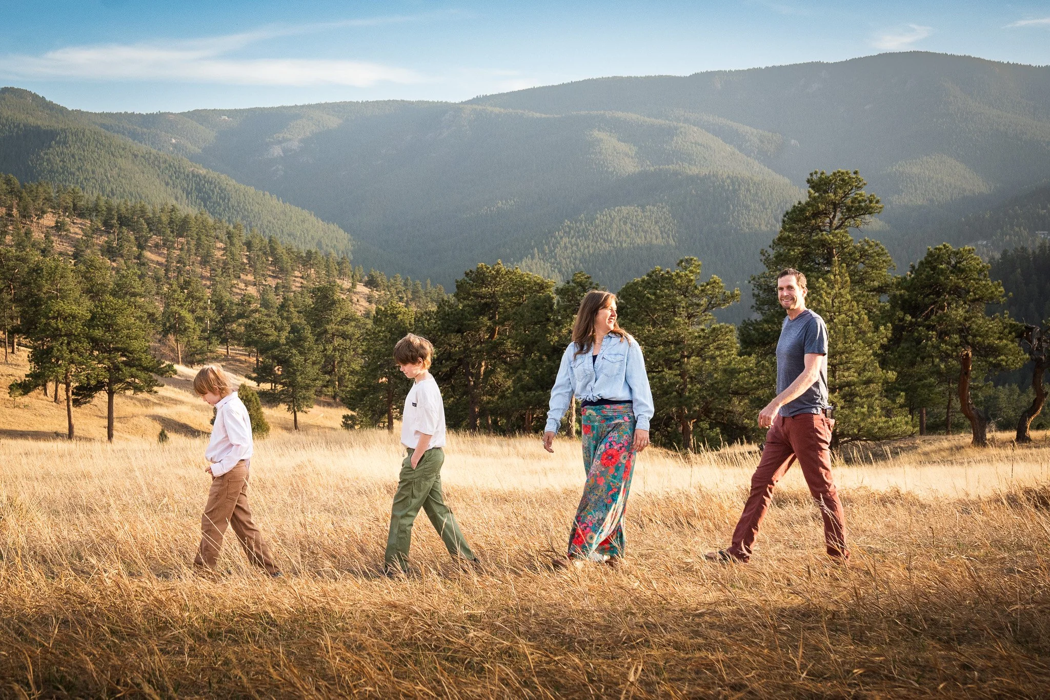 Boulder Family Photos Session at Betasso
