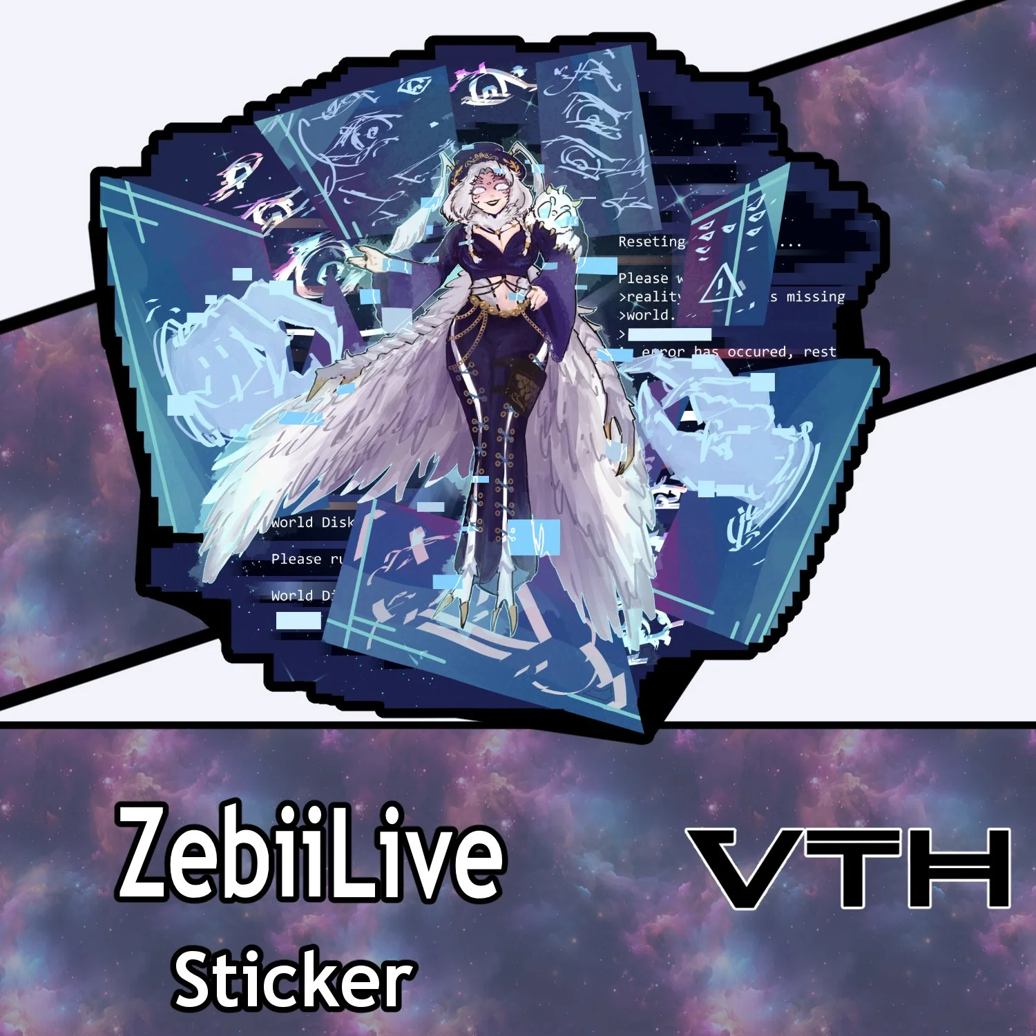 ZebiiLive Domain Expansion Sticker