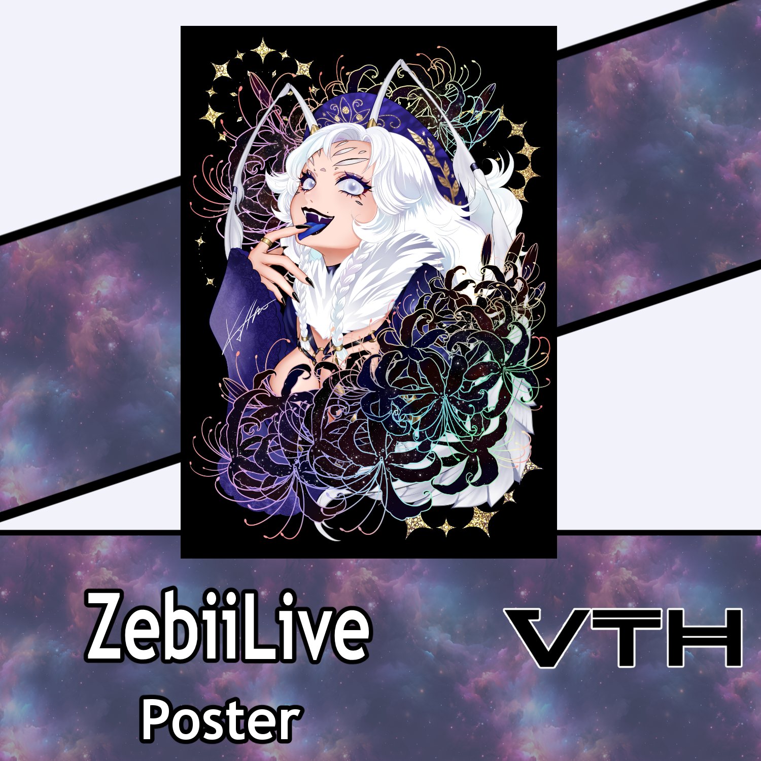 ZebiiLive Floral Delight Poster