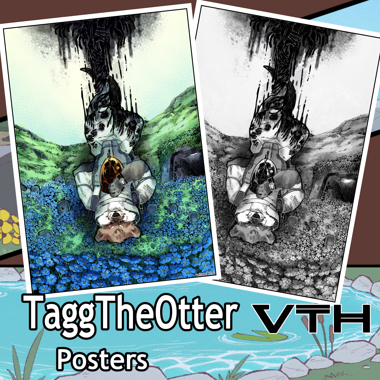 Tagg The Otter Rememberance Poster