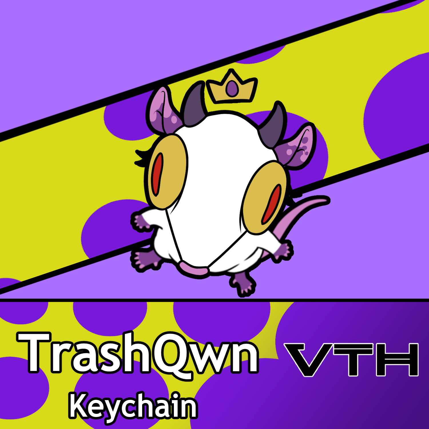 TrashQwn Lil Guy Keychain
