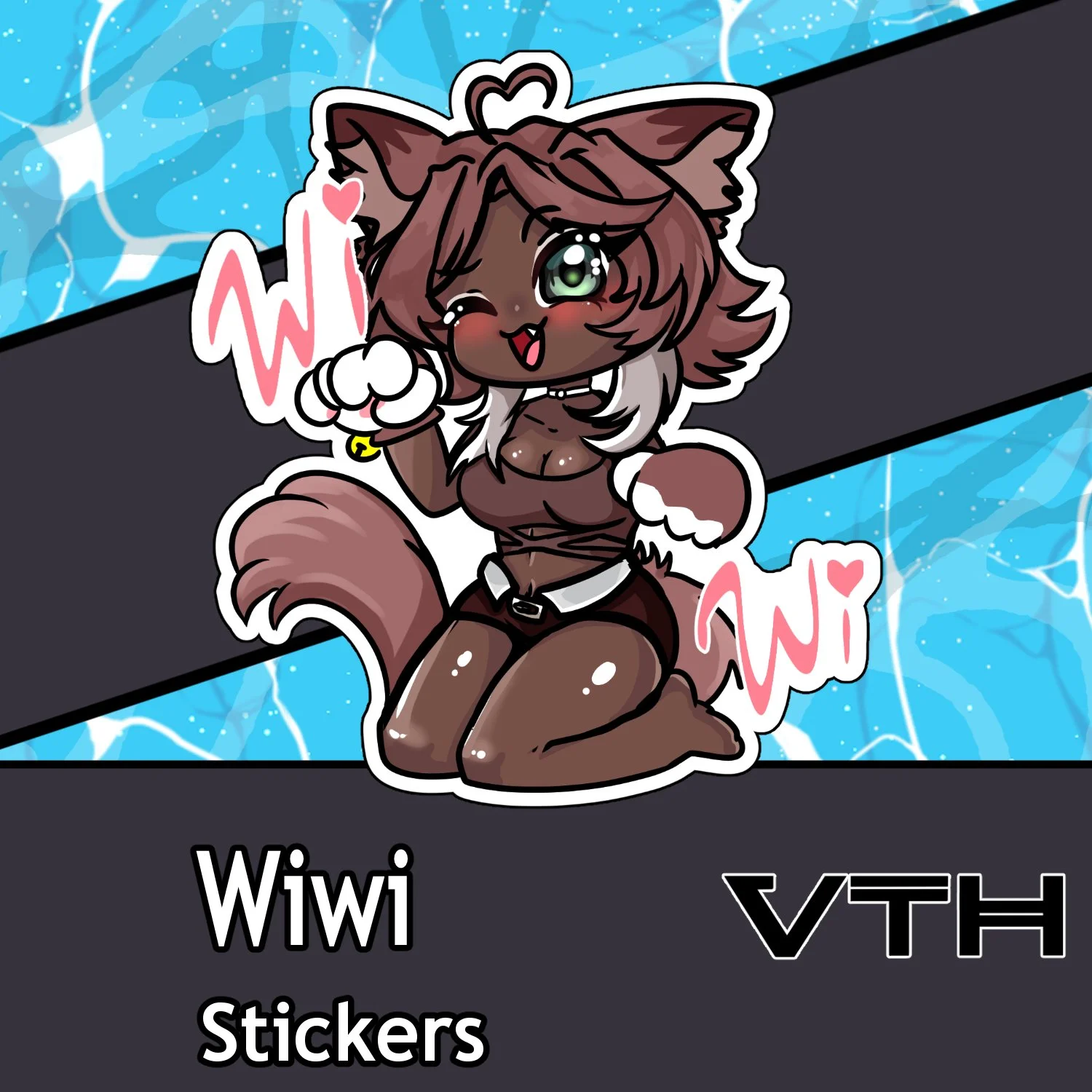 Kitty Girl Wiwi Sticker