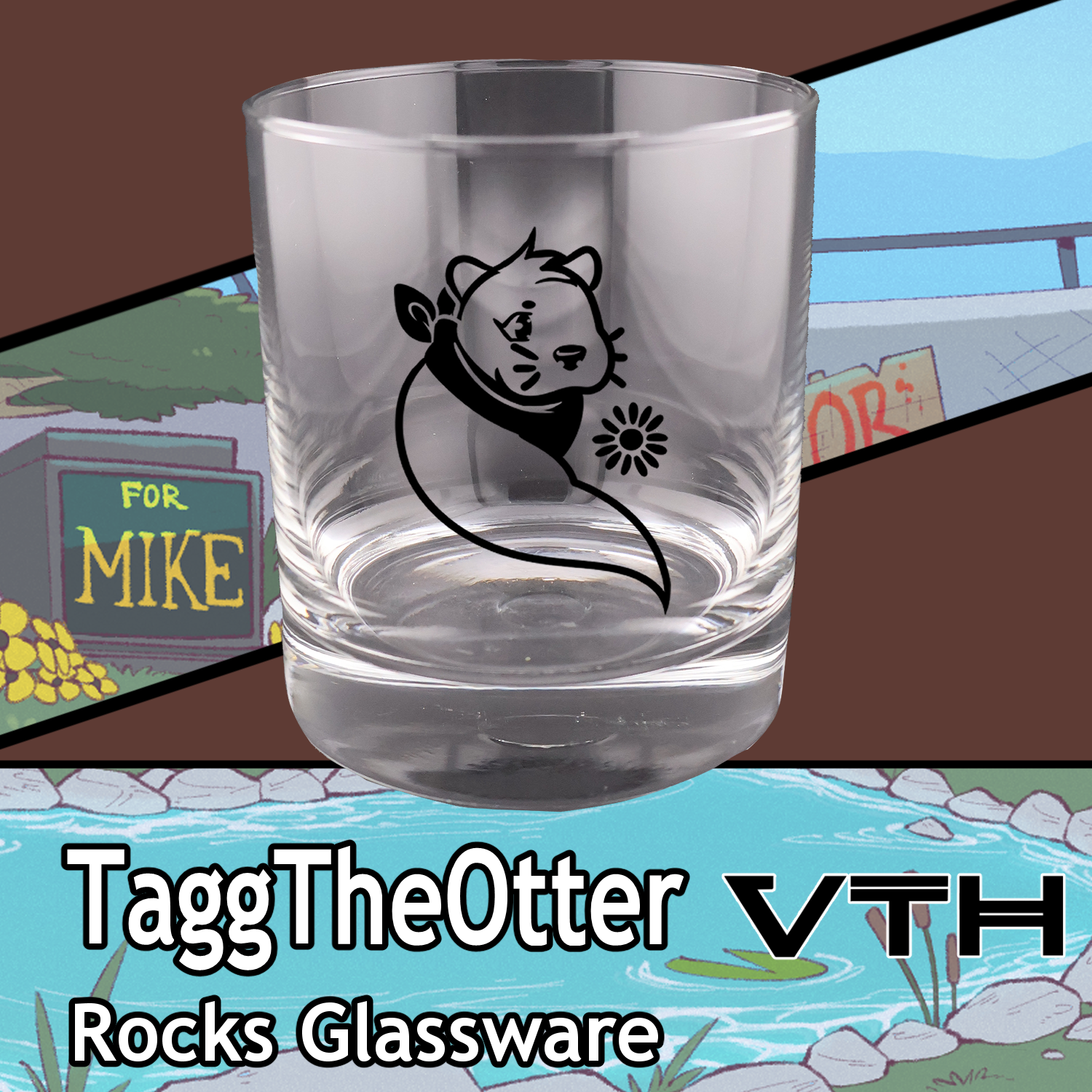Tagg The Otter Rocks Glassware