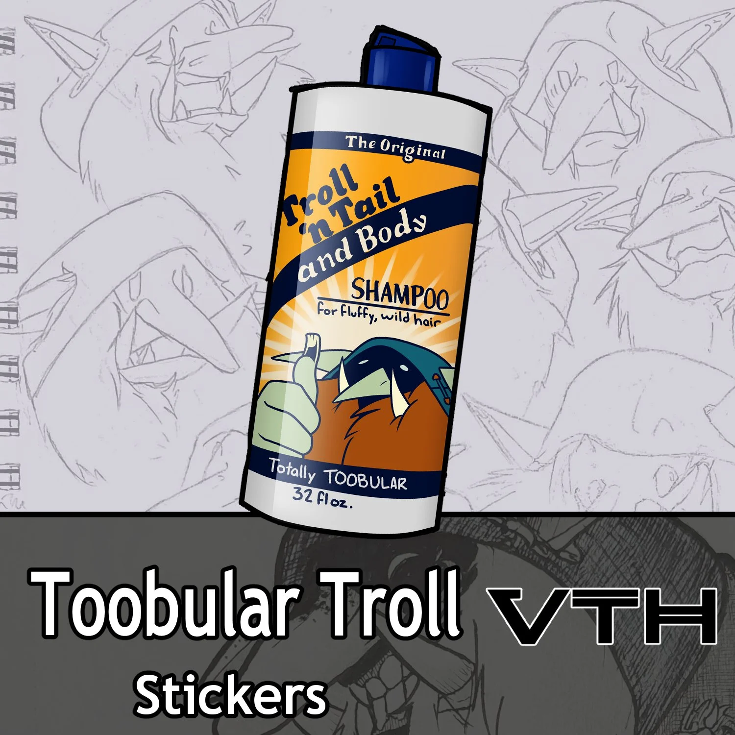 Toobular Shampoo Sticker
