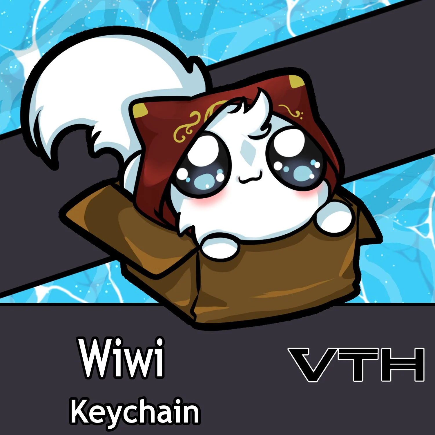Wiwi Cat Keychain