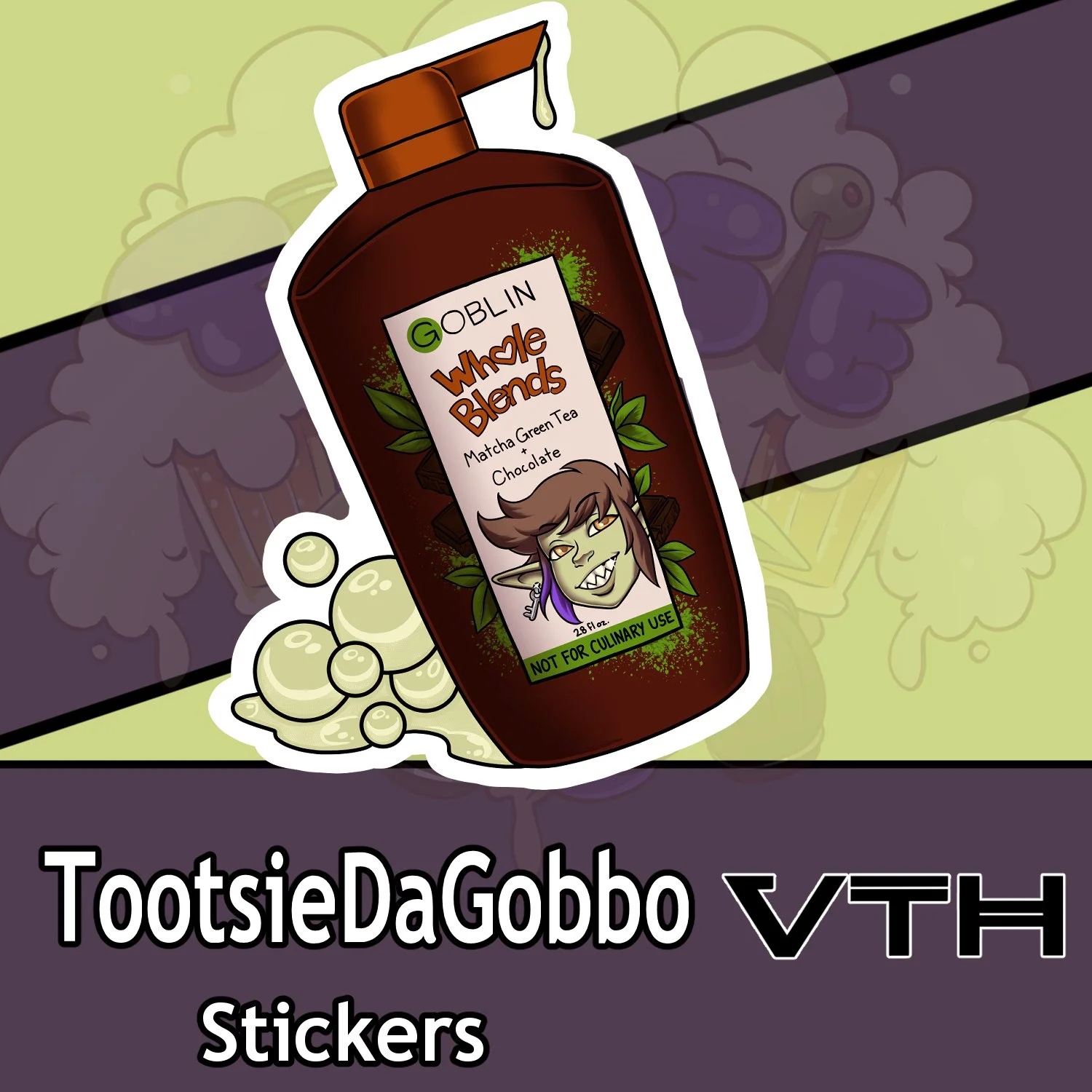 Tootsie Da Gobbo lotion Sticker
