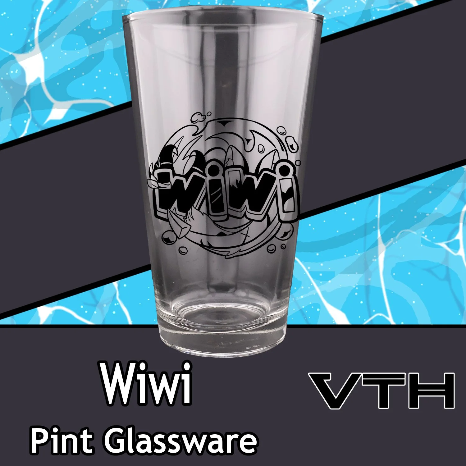 Wiwi Logo Pint Glass