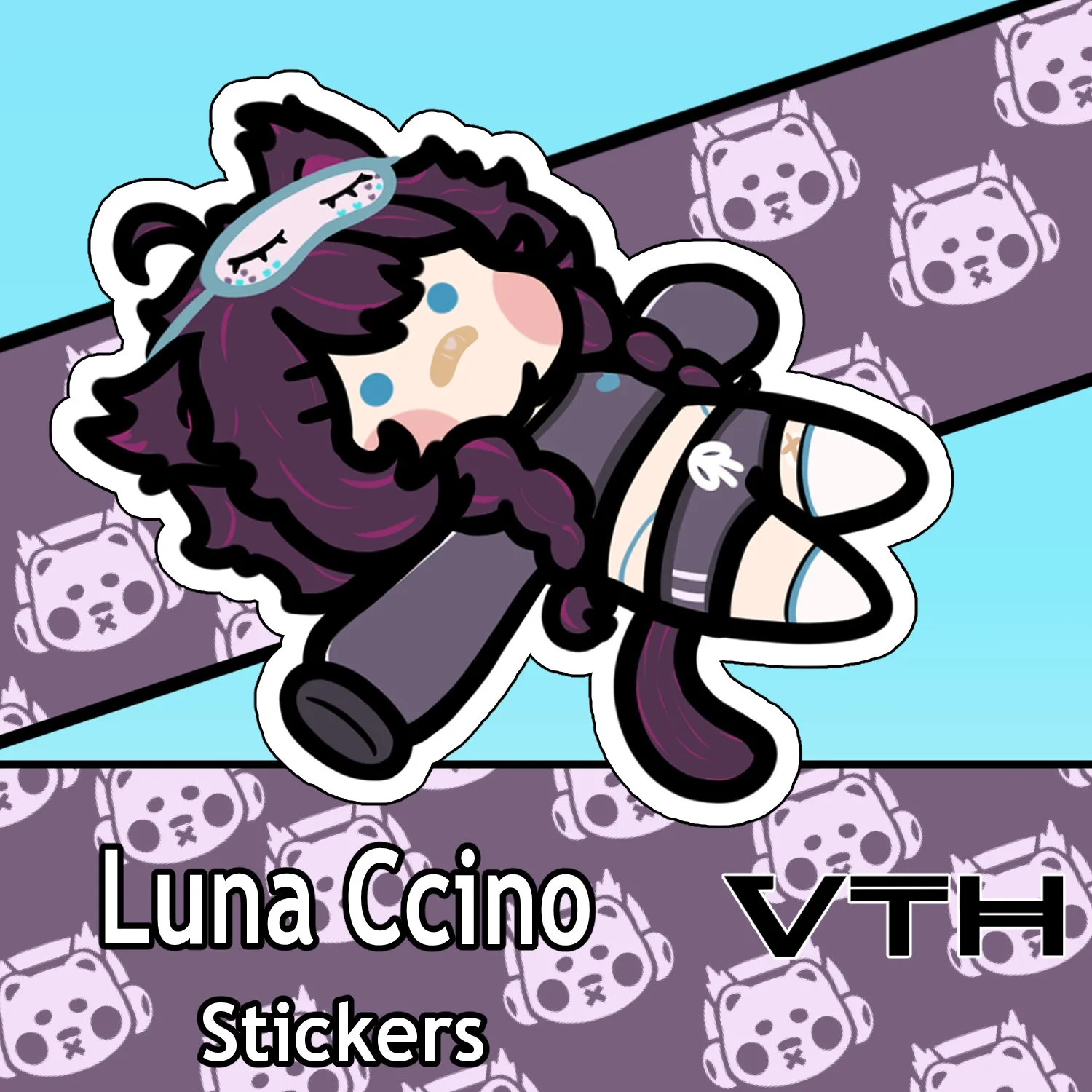 Luna Ccino Ded Sticker