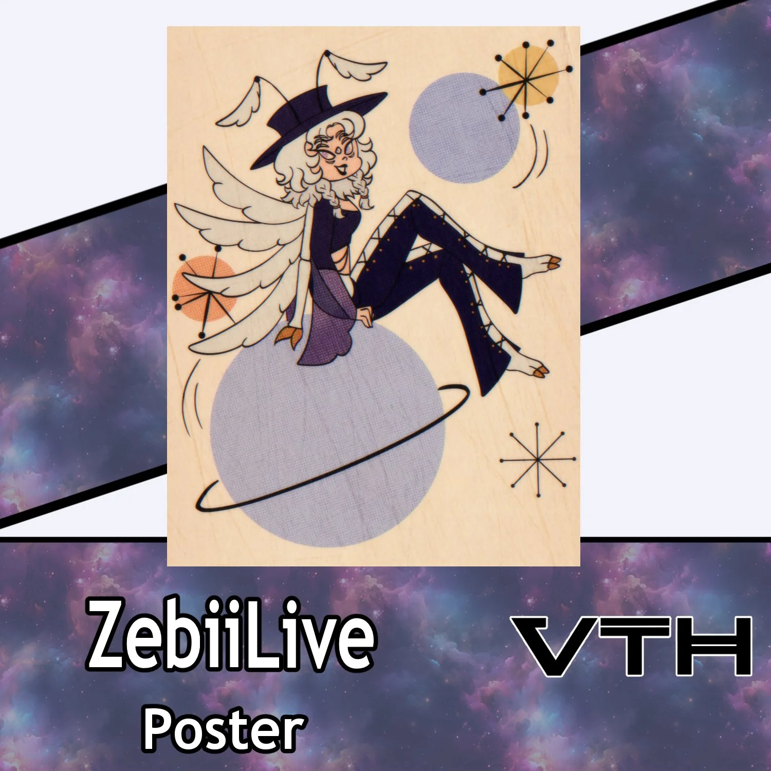 ZebiiLive Vintage Poster