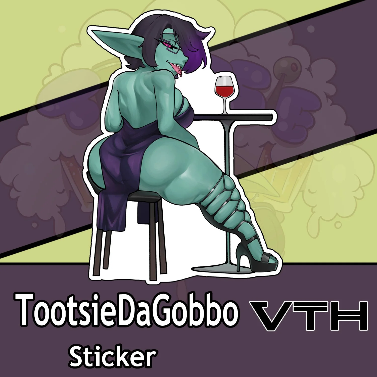 Tootsie Da Gobbo Taffy After Hours Sticker
