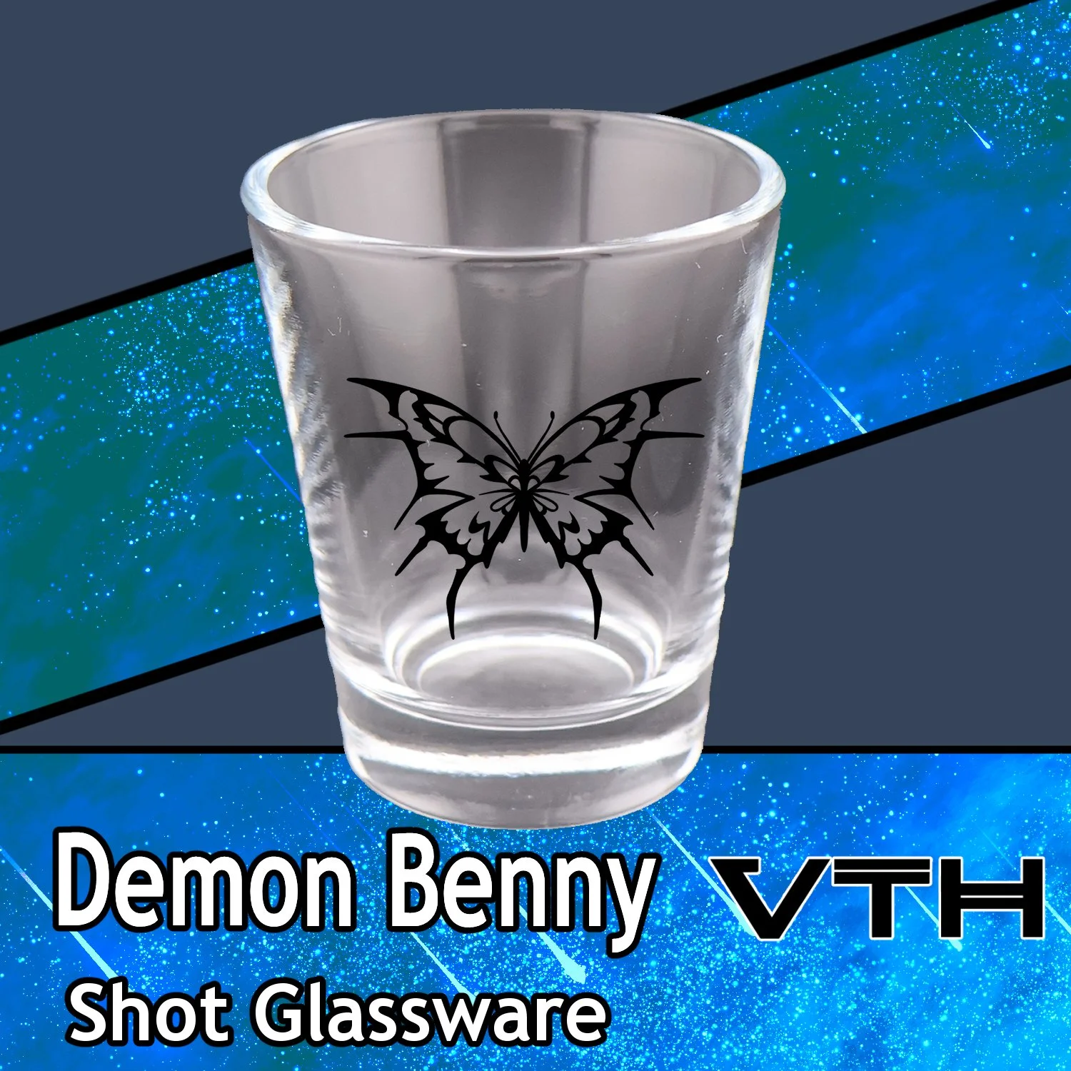 Demon Benny RockStar Butterfly Shot Glass