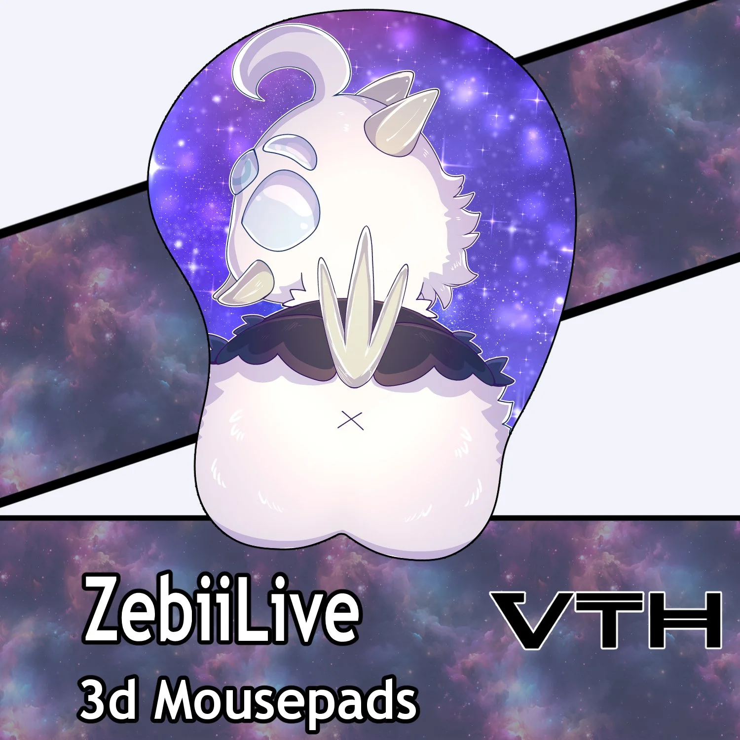 ZebiiLive Giyo's Floof 3D Mousepad
