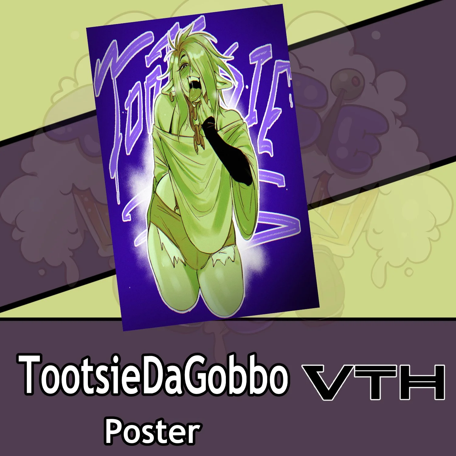 Tootsie Da Gobbo Neon Punk Poster