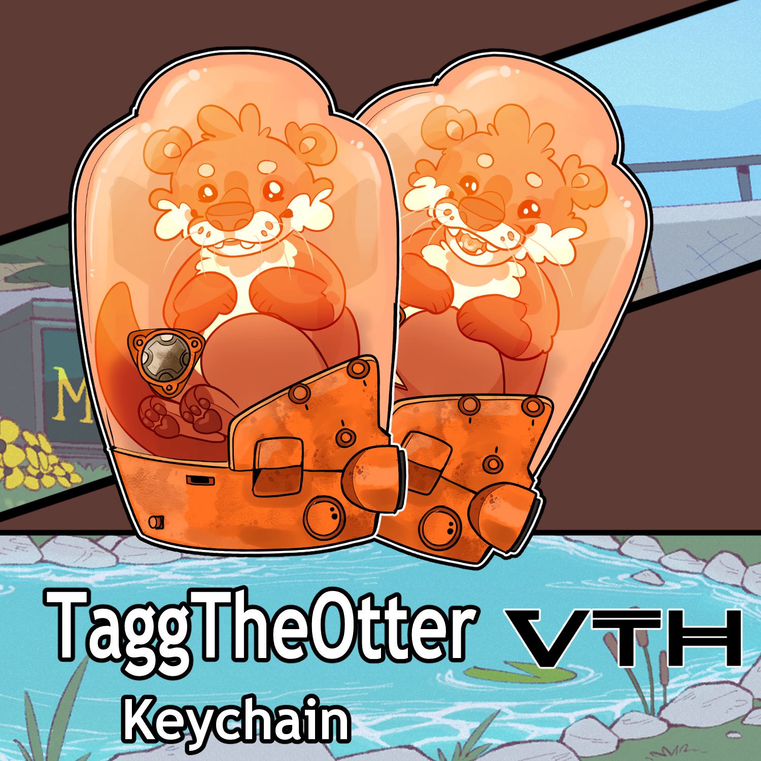 Tagg The Otter Portable BB Kit Keychain