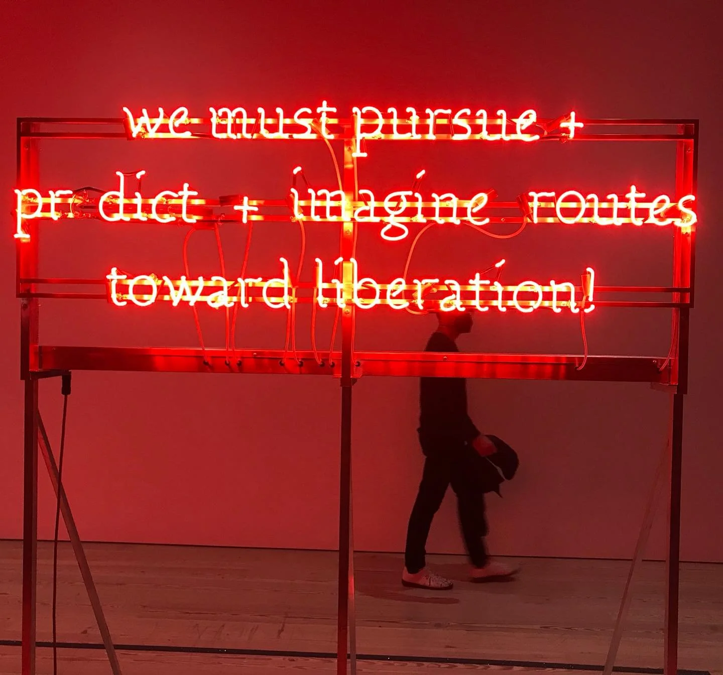 Last night, @mollmarkow and I attended one of the opening nights of the Whitney biennial. I don&rsquo;t normally attend openings of huge museum exhibitions like this but through a printing job I had an opportunity to procure tickets. I brought ceasef