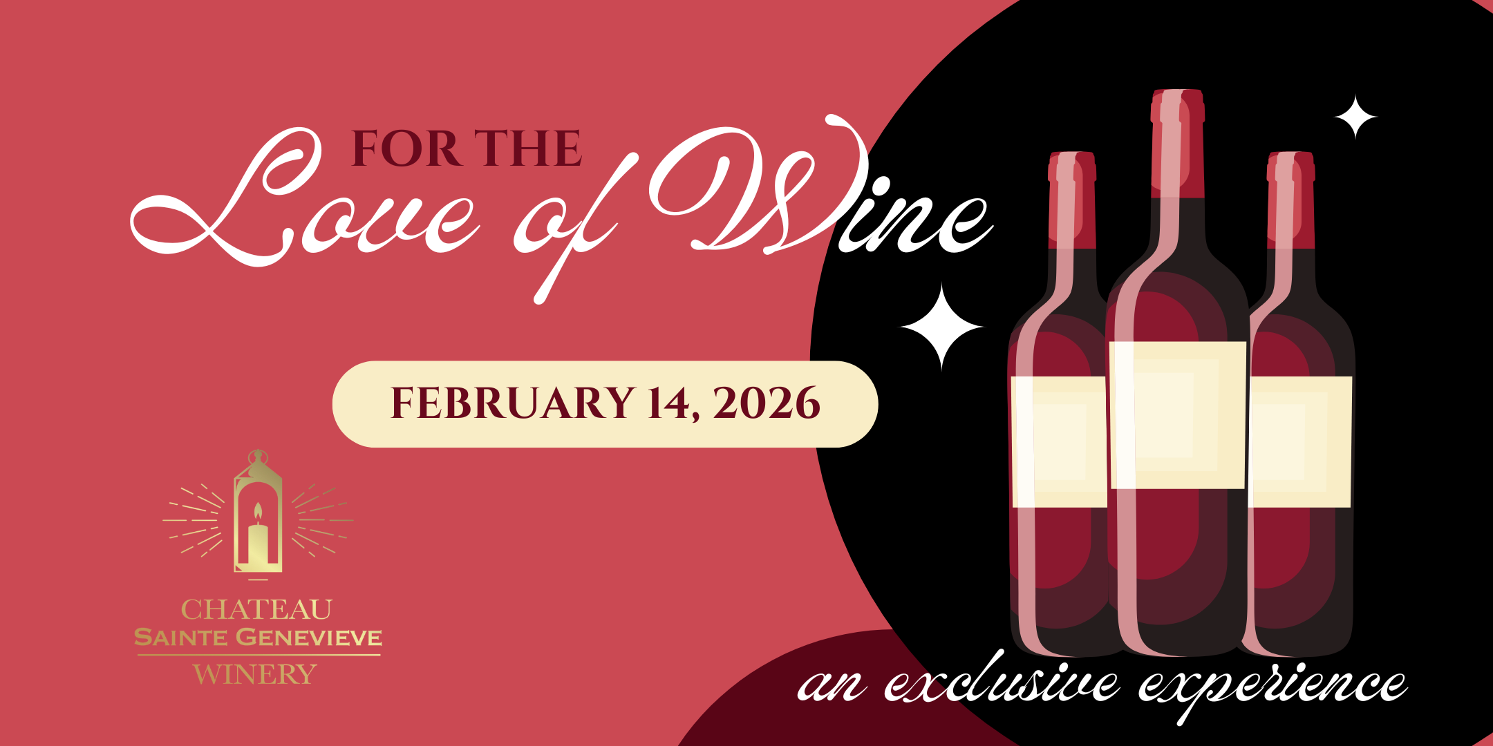 For The Love Of Wine: An Exclusive Chateau Experience - 3pm