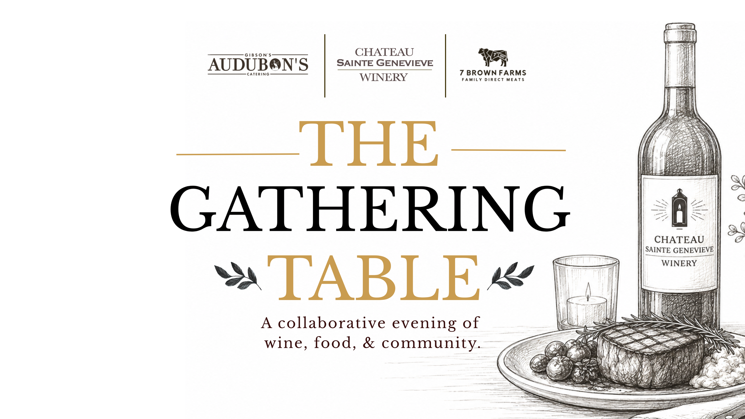 THE GATHERING TABLE WINE PAIRING DINNER 