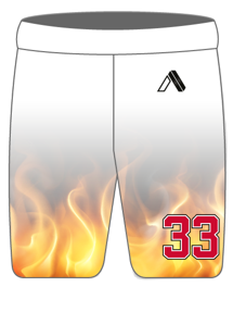 White Flame Shorts