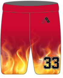 Red Flame Shorts