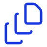 Neon illustration of a delivery truck, box, gear, human figure, and connected dots, representing logistics or supply chain management.