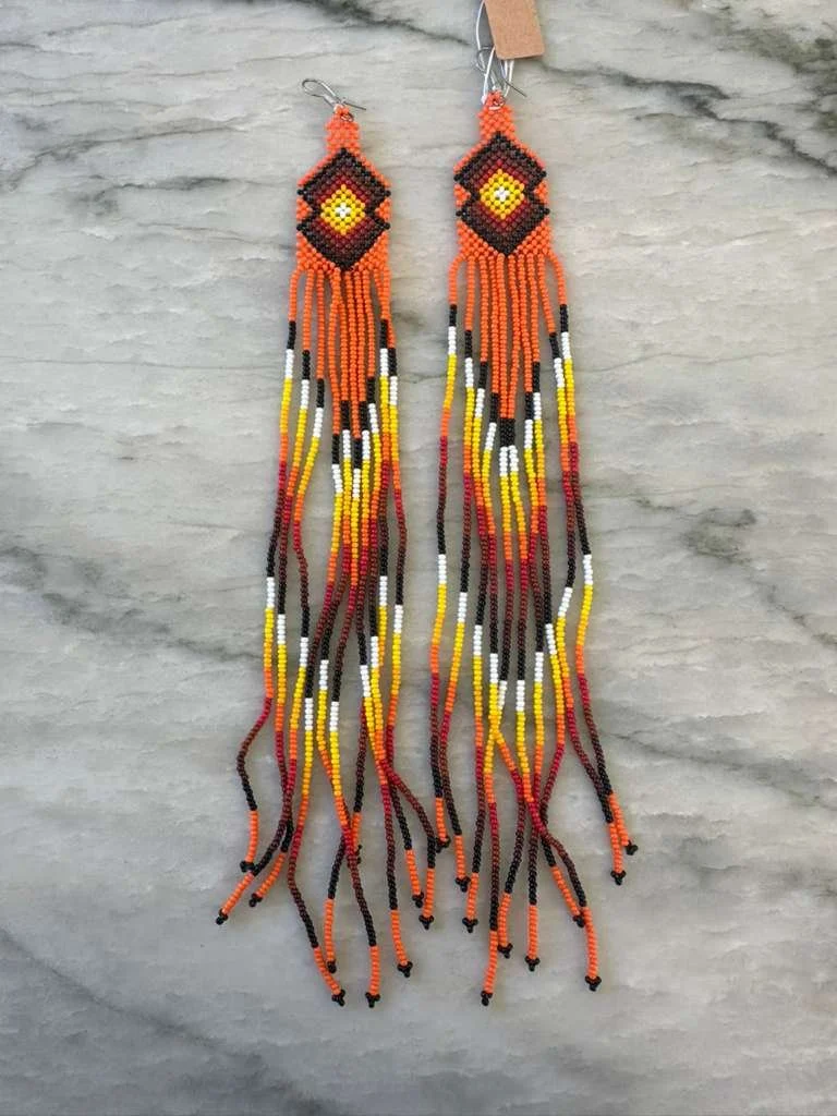Yawanawá beaded earrings