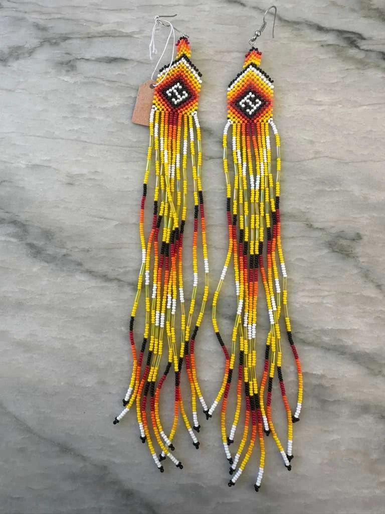 Yawanawá beaded earrings
