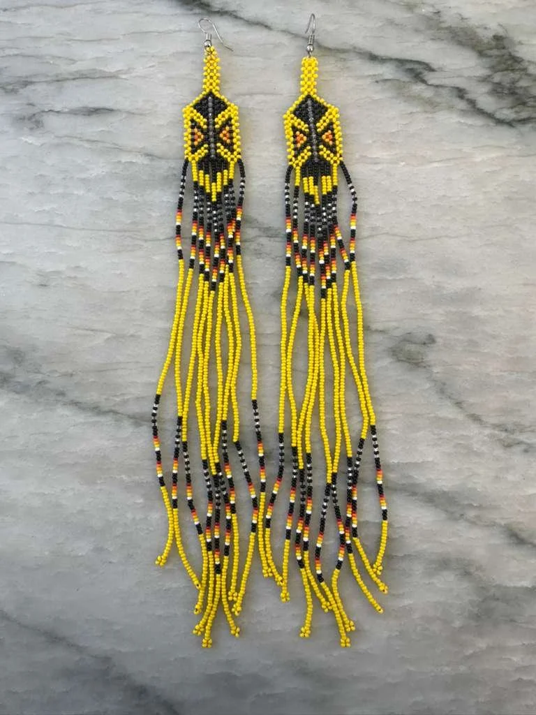 Yawanawá beaded earrings