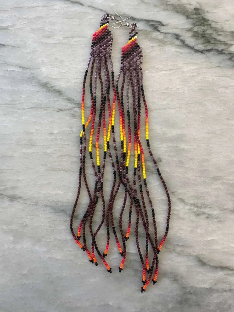 Yawanawá beaded earrings