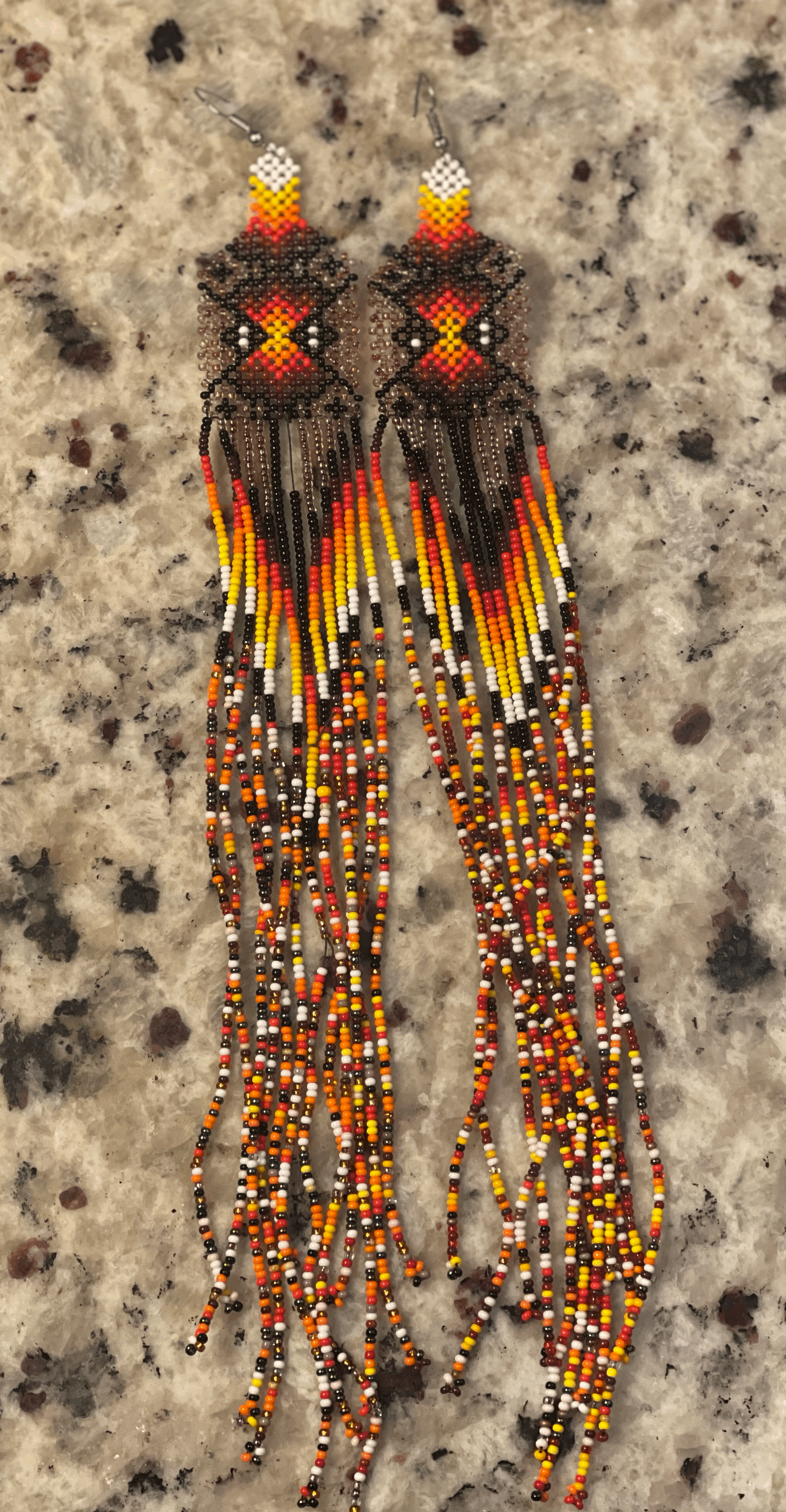 Yawanawá beaded earrings