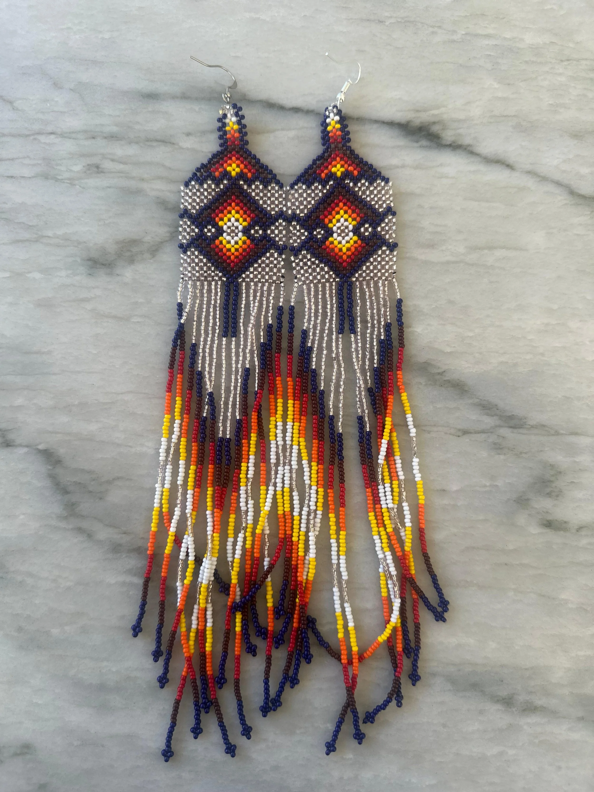 Yawanawá beaded earrings