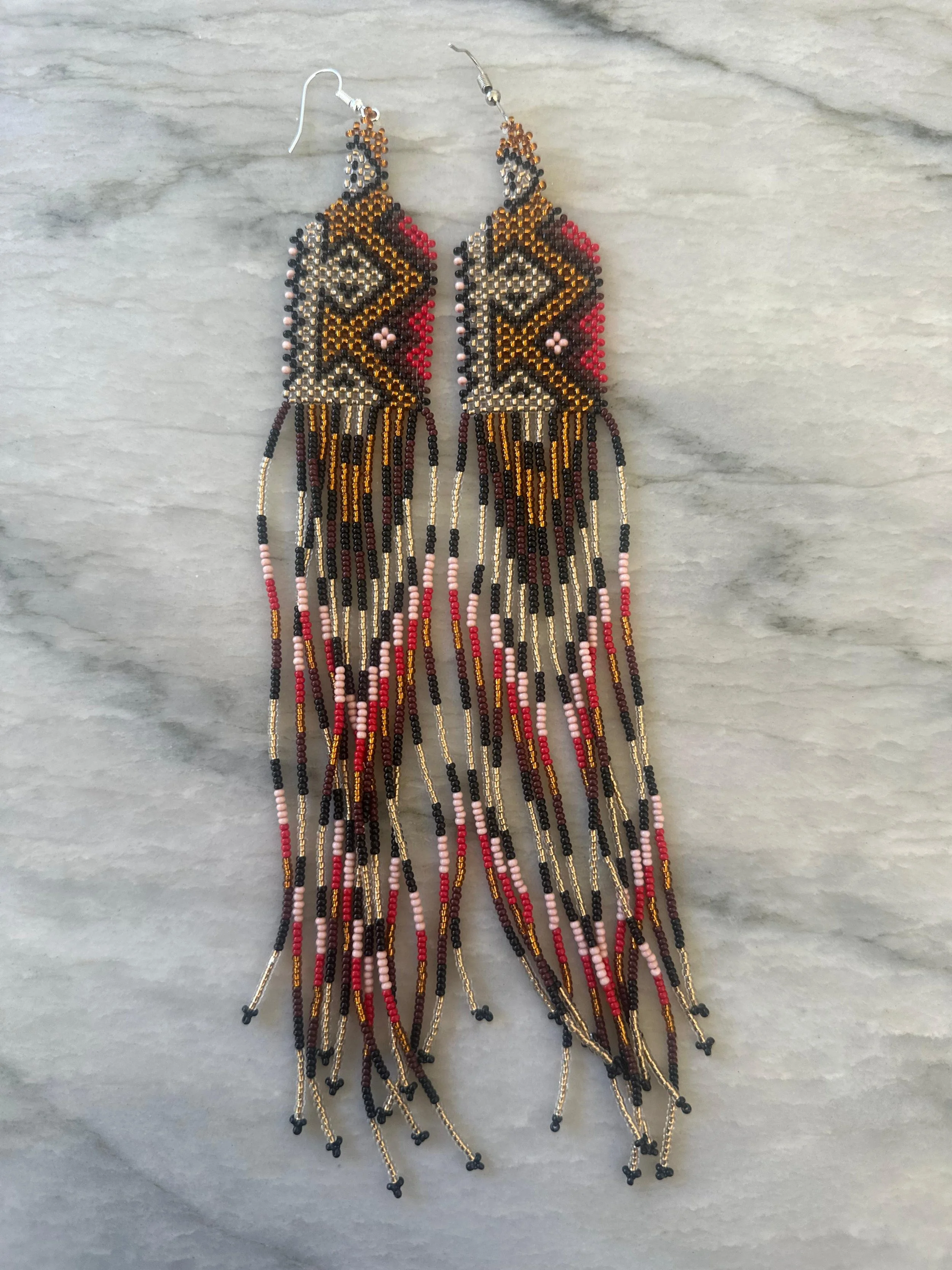 Yawanawá beaded earrings