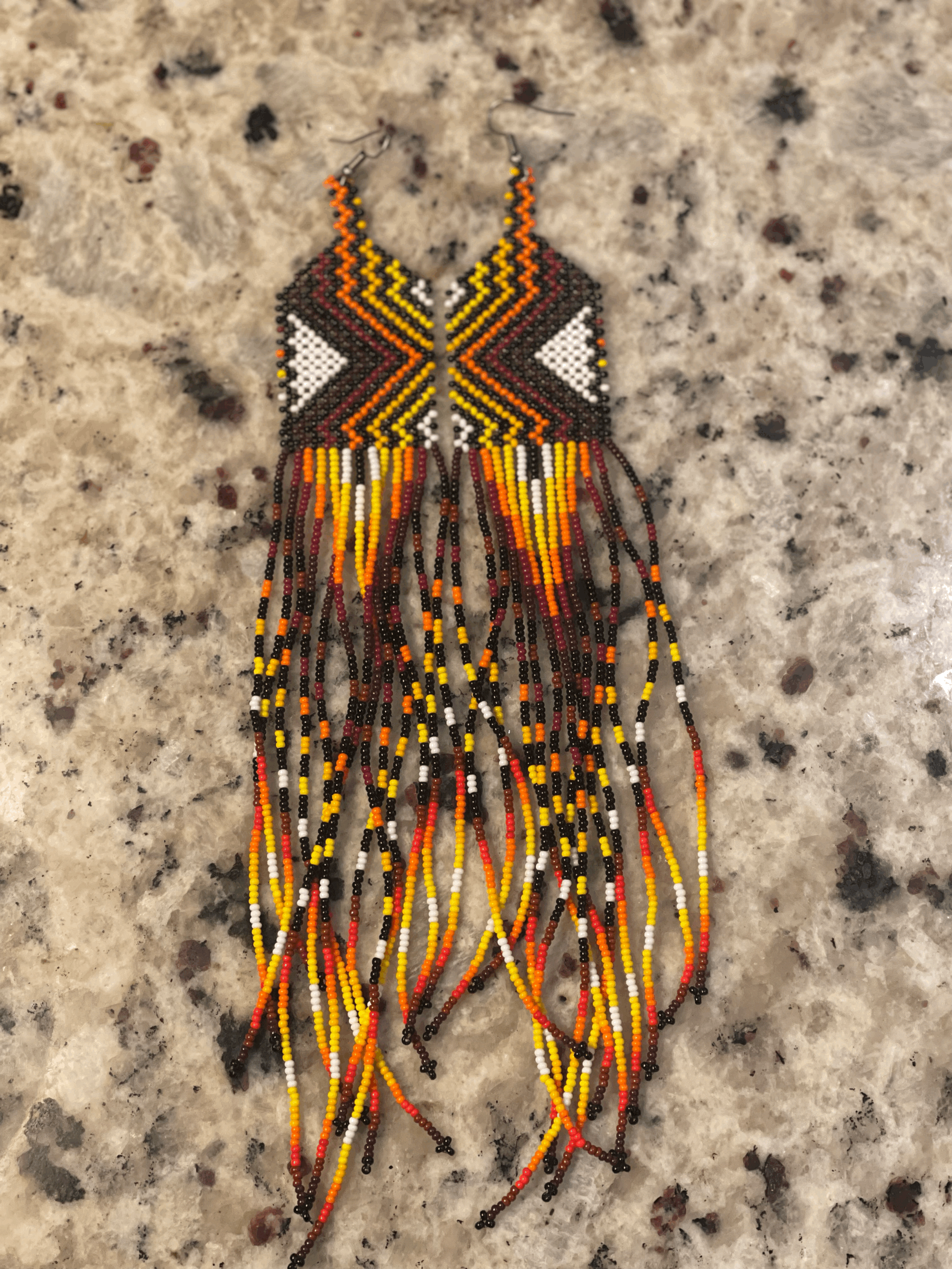 Yawanawá Beaded Earrings