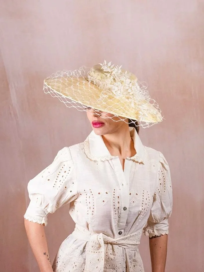Goodwood race day hat British luxury millinery handmade UK