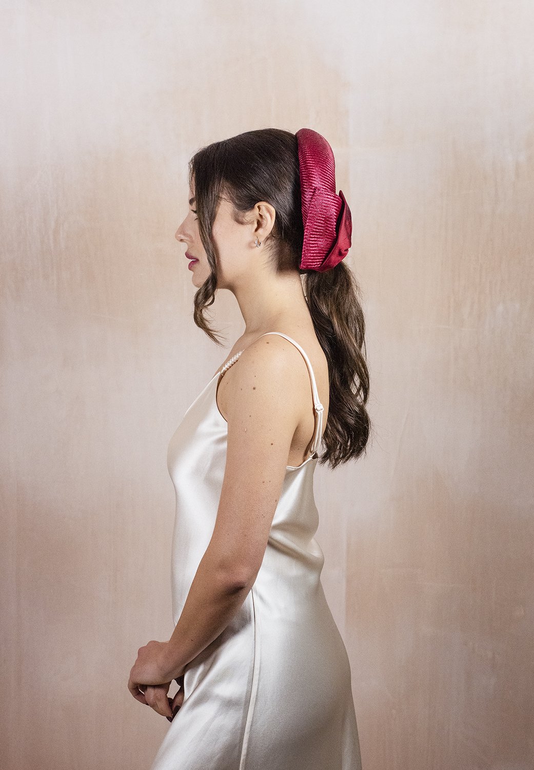 The Amber.  Rachel Skinner Millinery hats for summer social events.jpg